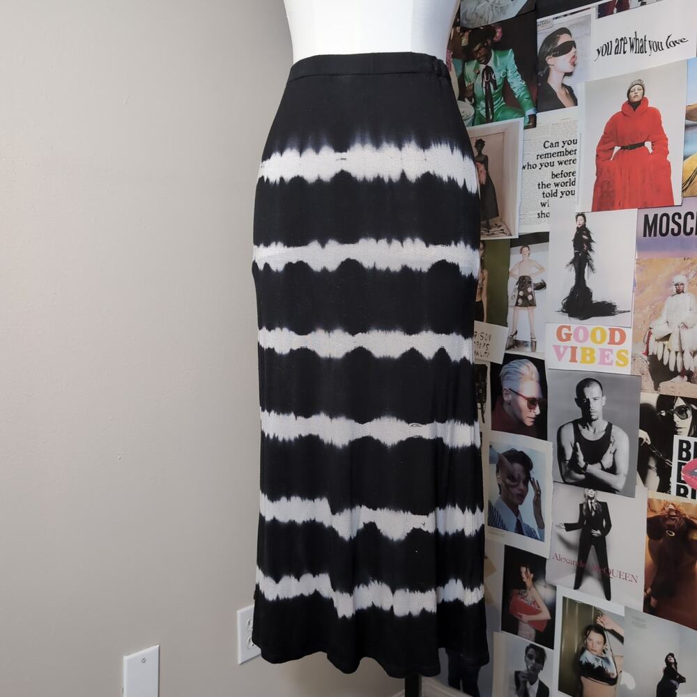 Tie Dye Midi Skirt Bohemian